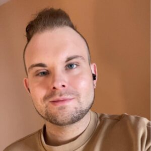 Image of Szymon Sikora, the website designer. 